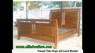 Tempat tidur kayu jati klender Jakarta [upl. by Ybrik167]