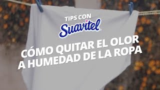 Cómo quitar el olor a humedad de la ropa  Mamá Suavitel [upl. by Leizo]