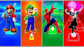 Super Mario 🆚 Luigi 🆚 Spider Man 🆚 Spider Woman 🆚 Who Will Win [upl. by Terrence]