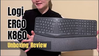 Logitech Ergo K860 Keyboard Unboxing amp 1Year Review [upl. by Reniti]