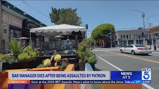 Santa Monica bar patron punches kills manager after getting kicked out [upl. by Carmita]