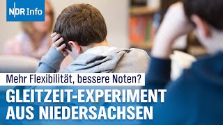 Gleitzeit in der Schule – Wie ein Modellprojekt aus Niedersachsen funktioniert NDR Info [upl. by Eiuqram]