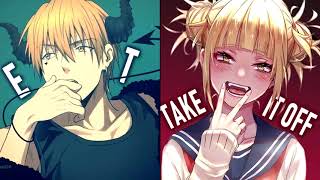 Nightcore  ET  Take It Off Switching Vocals 1 Hour [upl. by Ardiekal592]