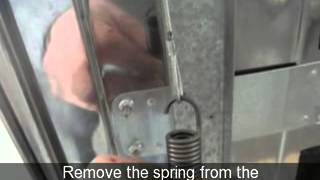 How to change a door spring on a dishwasher Ariston Hotpoint Indesit [upl. by Zelle]