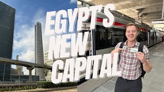 See Egypts New Capital via New Light Rail Train [upl. by Neerol394]