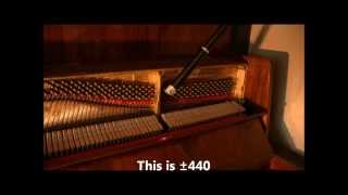 From ±440 hz to ±432 hz BachBusoni Arjen Seinen Piano [upl. by Llennej]