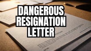 DID YOU KNOW THAT KEEPING A RESIGNATION LETTER IN YOUR DRAWER IS RISKY AND DANGEROUS [upl. by Essilem]