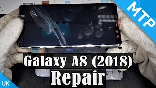 Samsung Galaxy A8 2018 LCD Repair  Video Guide [upl. by Ahsiekel]