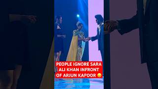 Sara Ali Khan Ignored by people in front of Arjun Kapoor  saraalikhan arjunkapoor bollywood [upl. by Misty]