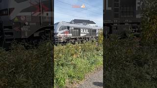 Ein Stadler Eurodual mit Containerzug fährt bei Schifferstadt Süd vorbei 🤩 likeandsubscribe [upl. by Anirres]