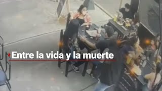 Lo apuñal4n mientras comía en CDMX  Tiene heridas en corazón y pulmones Está en riesgo de morir [upl. by Detta]