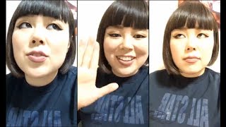 ブルゾンちえみ インスタグラム ライブ  Instagram LIVE [upl. by Aicel]