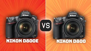 Nikon D800E vs Nikon D800 Which Camera Is Better With Ratings amp Sample Footage [upl. by Doersten]