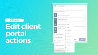 Edit Client Portal Actions [upl. by Silber]