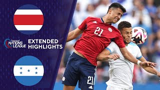 Costa Rica vs Honduras Extended Highlights  CONCACAF Nations League  CBS Sports Golazo [upl. by Mindy]