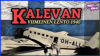 Matkustajakone Kalevan viimeinen lento 1940 [upl. by Noval]