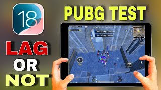 NEW ios 18 Pubg Test🔋 iPad 9 GEN iOS18 Lag Test With Recording  ios 18 Lag Or Not Pubg Mobile [upl. by Akital]