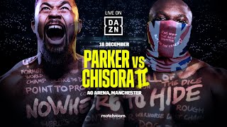 PARKER vs CHISORA II WEIGHIN LIVESTREAM [upl. by Yrneh]