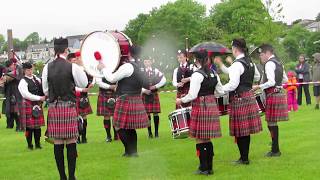 Achill Pipe Band  Enniskillen 2017 [upl. by Earaj]