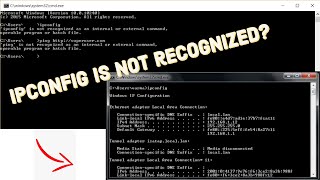 How to Fix IPConfig Not Recognised as Internal or External Command [upl. by Ybloc]