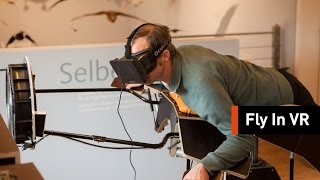 Soar Over Cities With Birdly VR [upl. by Einiffit409]