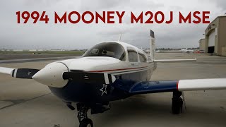 Upgraded 1994 Mooney M20J MSE [upl. by Hsepid]