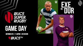 Exeter vs Durham  LIVE BUCS Super Rugby [upl. by Dolph]