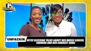 Joyce Blessing Talks About Her Music Career Farming And Her Current Song [upl. by Airdnaed943]