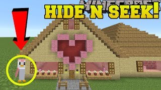 Minecraft PENGUINS HIDE AND SEEK  Morph Hide And Seek  Modded MiniGame [upl. by Azelea]