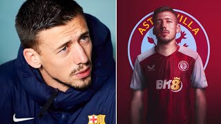 CLEMENT LENGLET LEAVES BARCELONA FOR ASTON VILLA [upl. by Rysler]