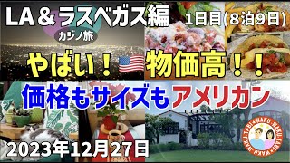 【LAampラスベガス8泊9日】カジノ旅アメリカ編スタート！ [upl. by Orlena]