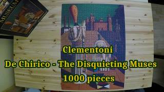 Jigsaw Puzzle Time Lapse  The Disquieting Muses by Clementoni  1000 pieces [upl. by Gertrude]