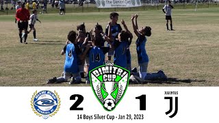 Dimitri Cup 2023  U14  Miami Rush Select Vs Juventus Doral Isla [upl. by Enihpad]