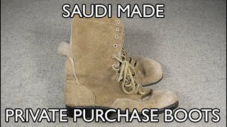 Saudi Arabian Made Private Purchase Desert Boots [upl. by Gorlin]