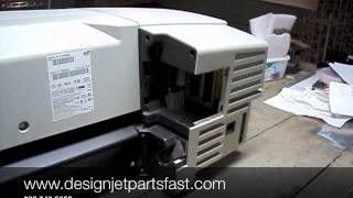 DesignJet 500 covers removal [upl. by Sy]