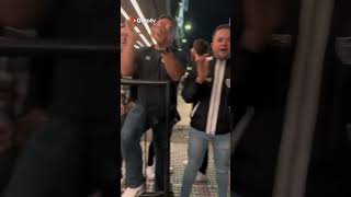 TORCIDA DO GALO CANTA O HINO DO CLUBE NA ARGENTINA E AGUARDA A CHEGADA DOS JOGADORES [upl. by Eciralc]