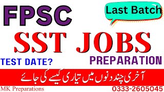 FPSC SST Jobs Test Preparation 2024  Complete Syllabus amp Solved Past Papers  Test Date Announced [upl. by Armand]