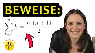 VOLLSTÄNDIGE INDUKTION Schritt für Schritt – Beweis Summenformel [upl. by Sontag]