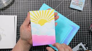 Trying 3D Embossing Folders with Stencils [upl. by Ilesara]