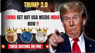 Trump Effect कौन सा इंडियन सेक्टर करेगा Boom  Market Recovery  Delta Capital [upl. by Irrak44]