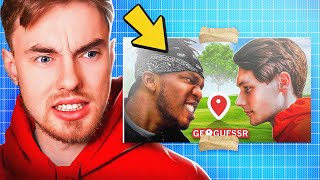 Pro Geoguessr Player Reacts to Sidemen VS Rainbolt [upl. by Karwan]