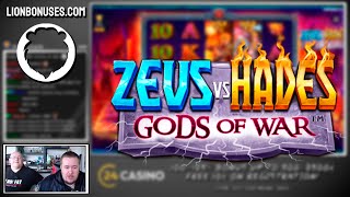 ZEUS VS HADES GODS OF WAR ★ YACK ★ VIHISLOTS TWITCH STREAM [upl. by Aihpos]