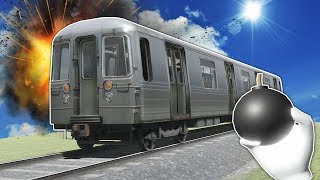 CRASHING A TRAIN WITH A BOMB  Disassembly VR Gameplay  Oculus VR Game [upl. by Cletis]