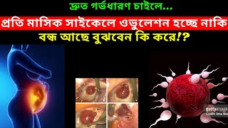 প্রতি মাসিক সাইকেলে ওভুলেশন হচ্ছে নাকি বন্ধ আছে বুঝবেন কি করে Anovulatory Symptoms [upl. by Chita]