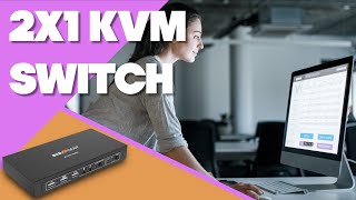 Enhance Your Workspace 4K KVM Switch for Effortless Computer Control  BGUHDKVM21A [upl. by Luapnaes189]