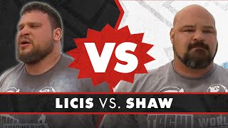 Brian Shaw 🆚 Martin Licis in the Loading Race  VERSUS  Worlds Strongest Man [upl. by Lyall964]