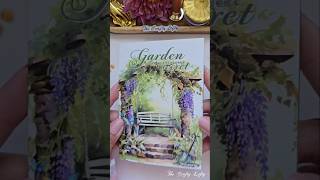 ASMR MiniJournaling 🌿🌷🦋 By the Garden asmr shorts creativejournaling journal [upl. by Nylegna807]