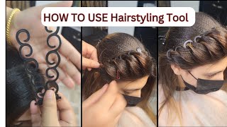 How to Use a Twist Braiding Tool HairTools Hairstyle YTShort [upl. by Dorren]