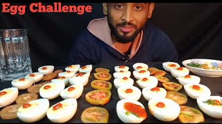 ASMR EATING LOTS OF EGGS EGGS EATING CHALLENGE MUKBANG VIDEO [upl. by Chu]