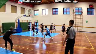 🏀Under15 Silver  Piani Bolzano 33  64 Rotaliana [upl. by Hashimoto264]